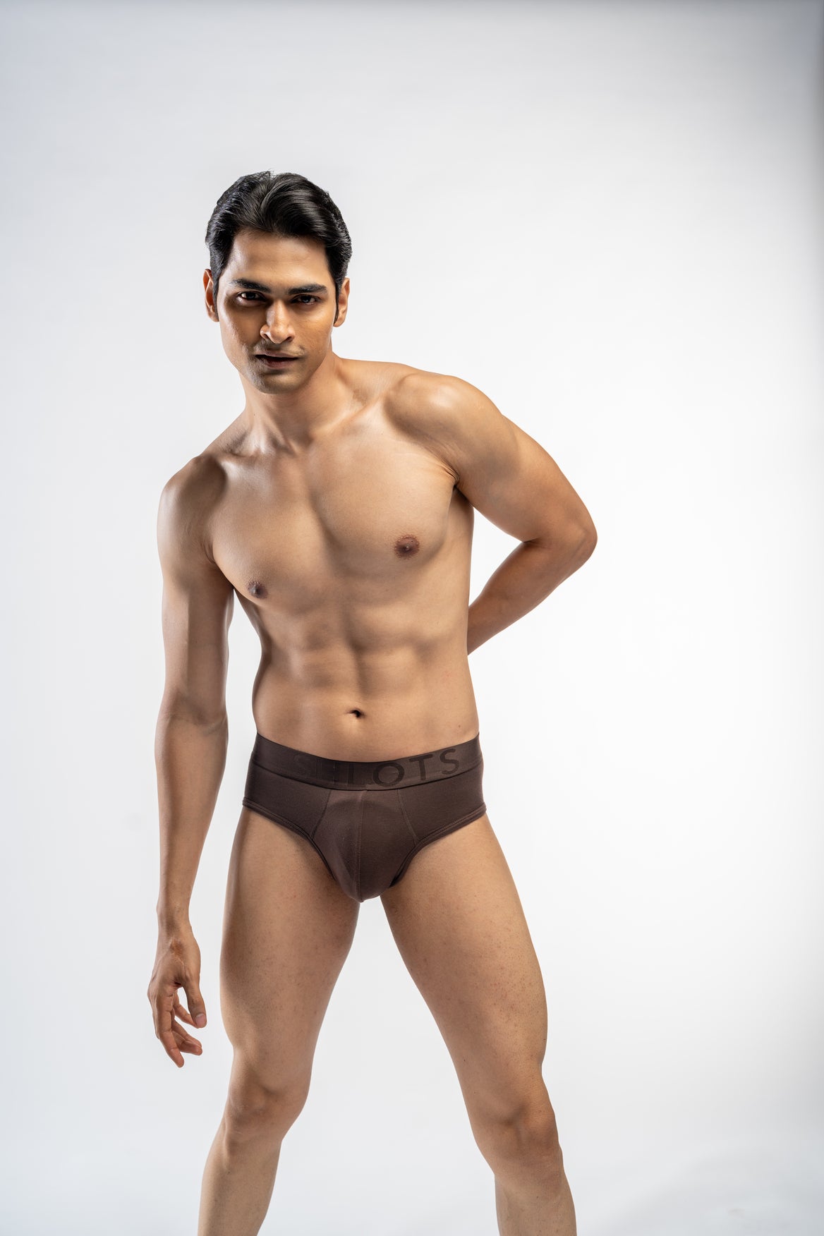 Solid Espresso Briefs