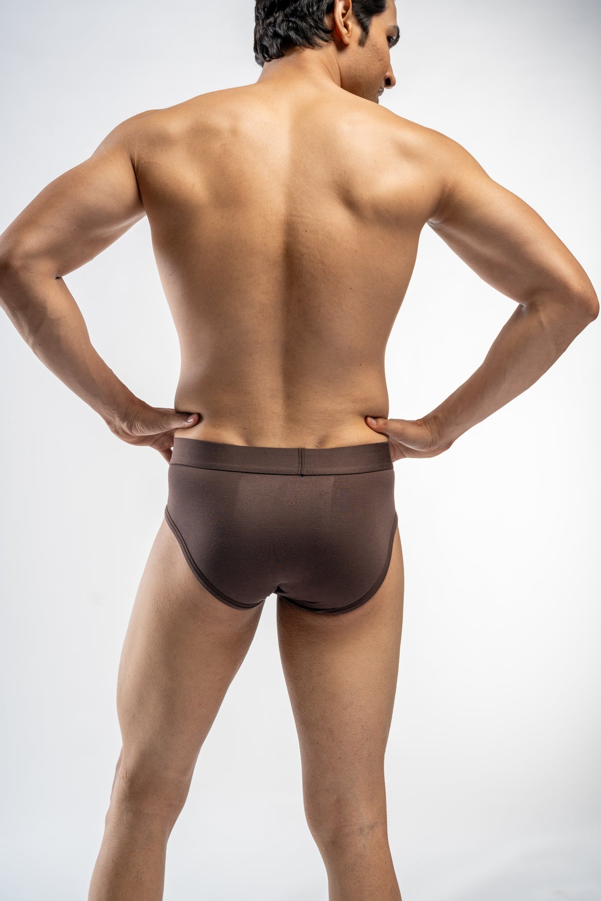 Solid Espresso Briefs