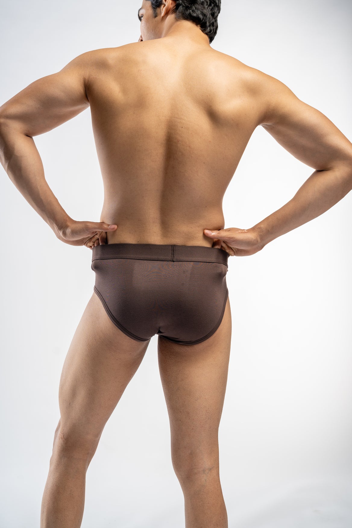 Solid Espresso Briefs