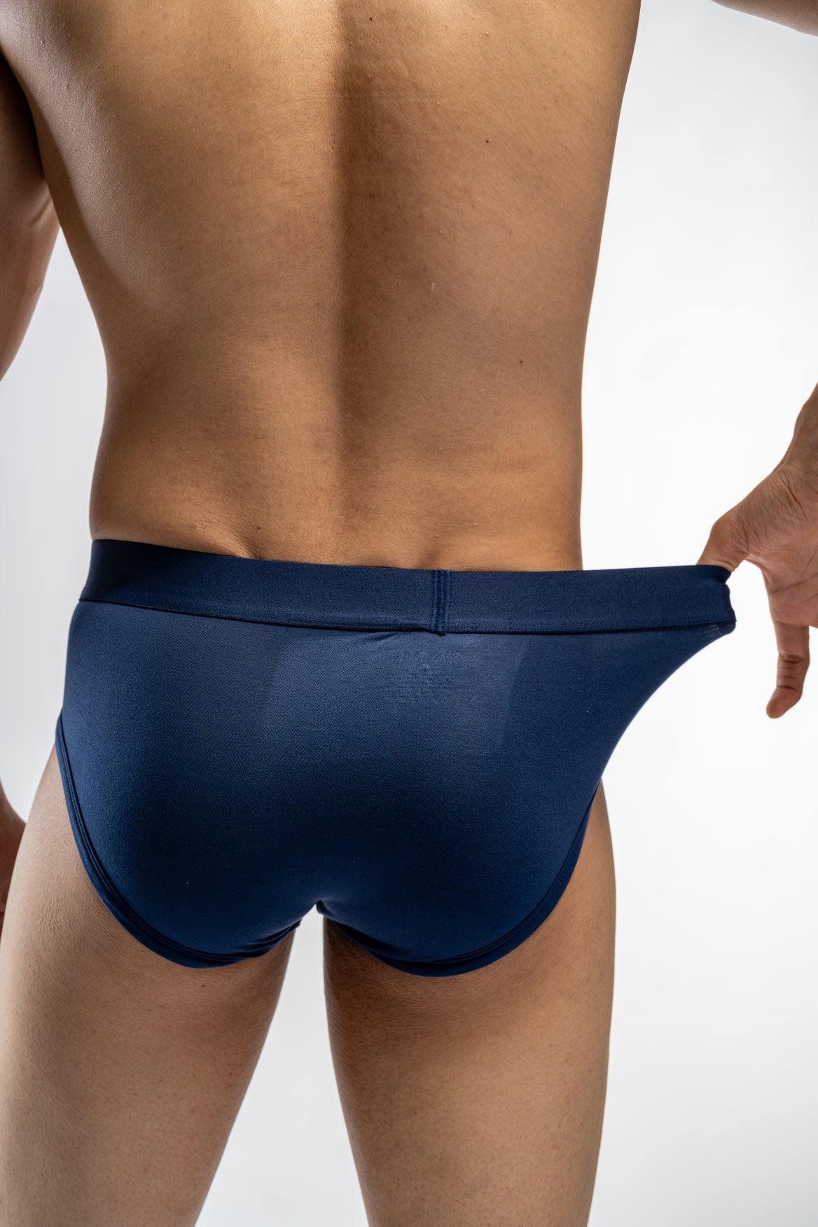 Solid Navy blue Briefs