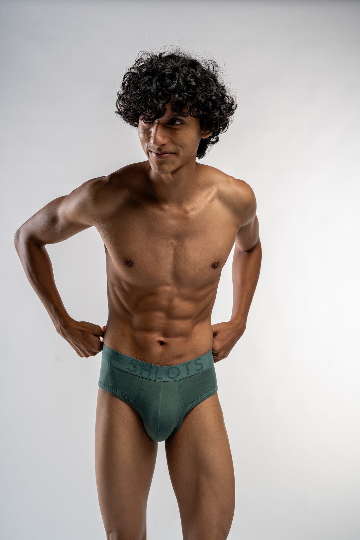 Solid Teal Briefs