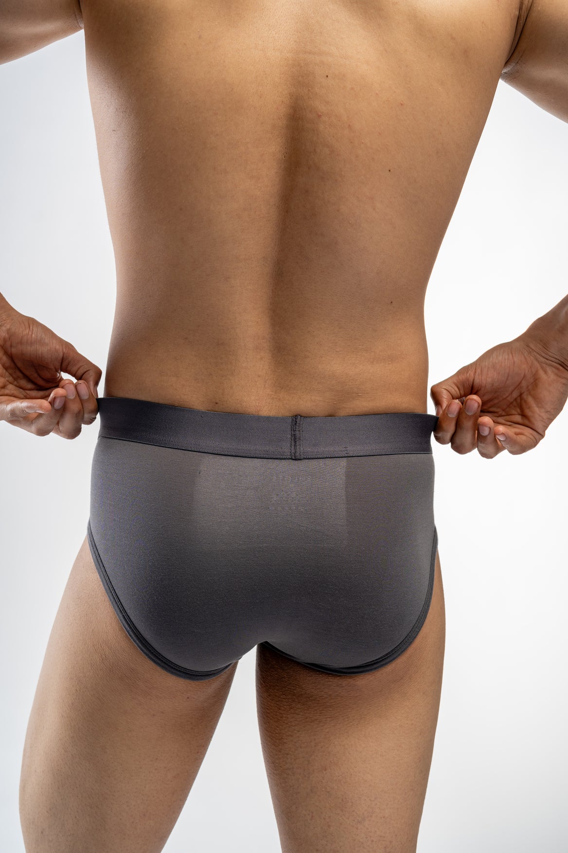 Solid Slate grey Briefs